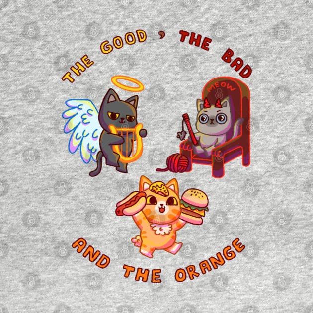 The Good, the Bad and The Orange Cats by Sardoodles